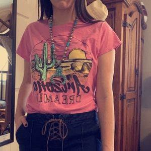 🌞“Arizona dreaming” pink t-shirt🌞